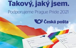 Vladimíra Ludková prague pride duhová Česká pošta